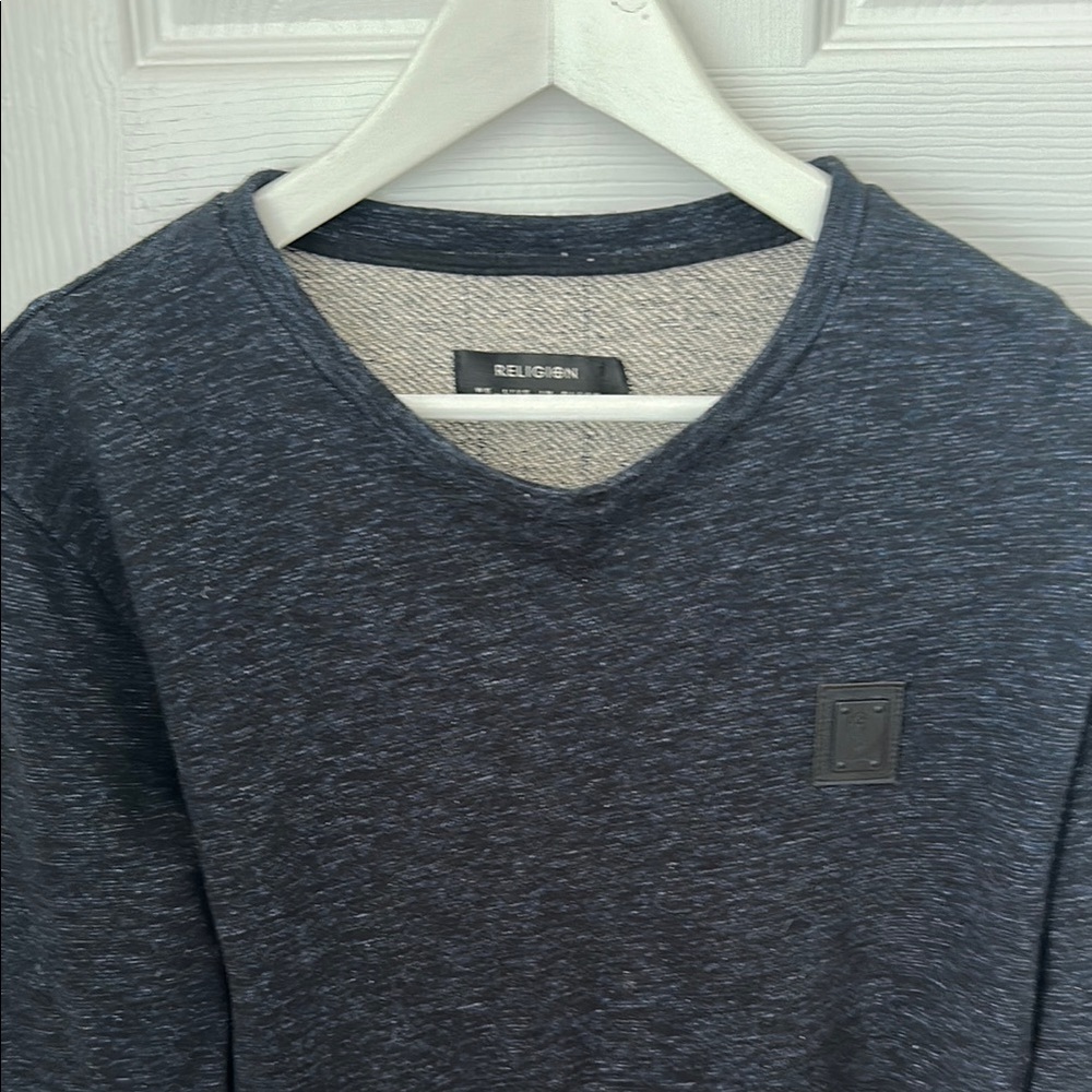 Rare Religion Dark Gray V-Neck Sweater